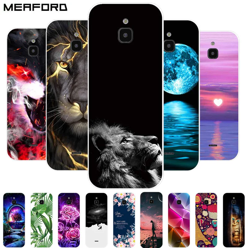 For Nokia 6300 4G Case TA-1287 Cartoon Soft Silicone Cover Phone Cases for Nokia 6300 4G Case TA-1294 TA-1291 Back Shells Funda