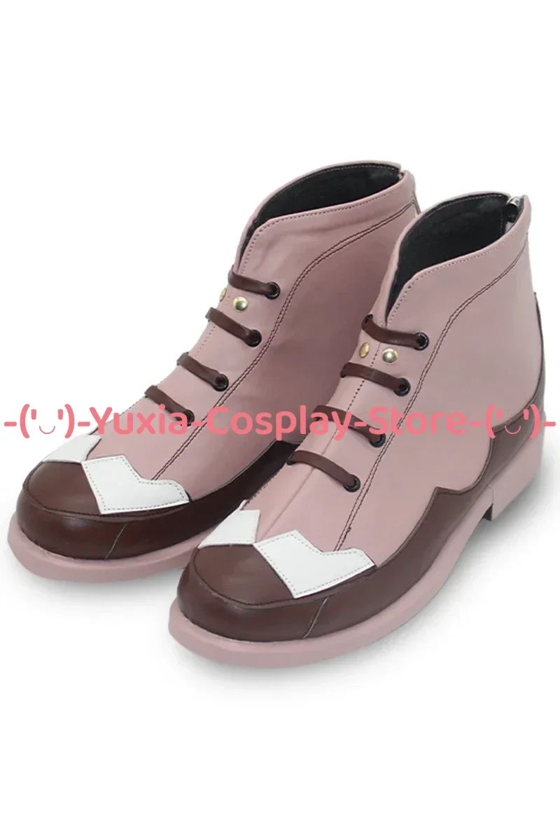 Yuxiacosplay! Hololive Takane Lui Buty do Cosplayu Anime Gra Postać Rekwizyt Skórzane Botki PU Halloween Karnawał Kostium na Imprezę
