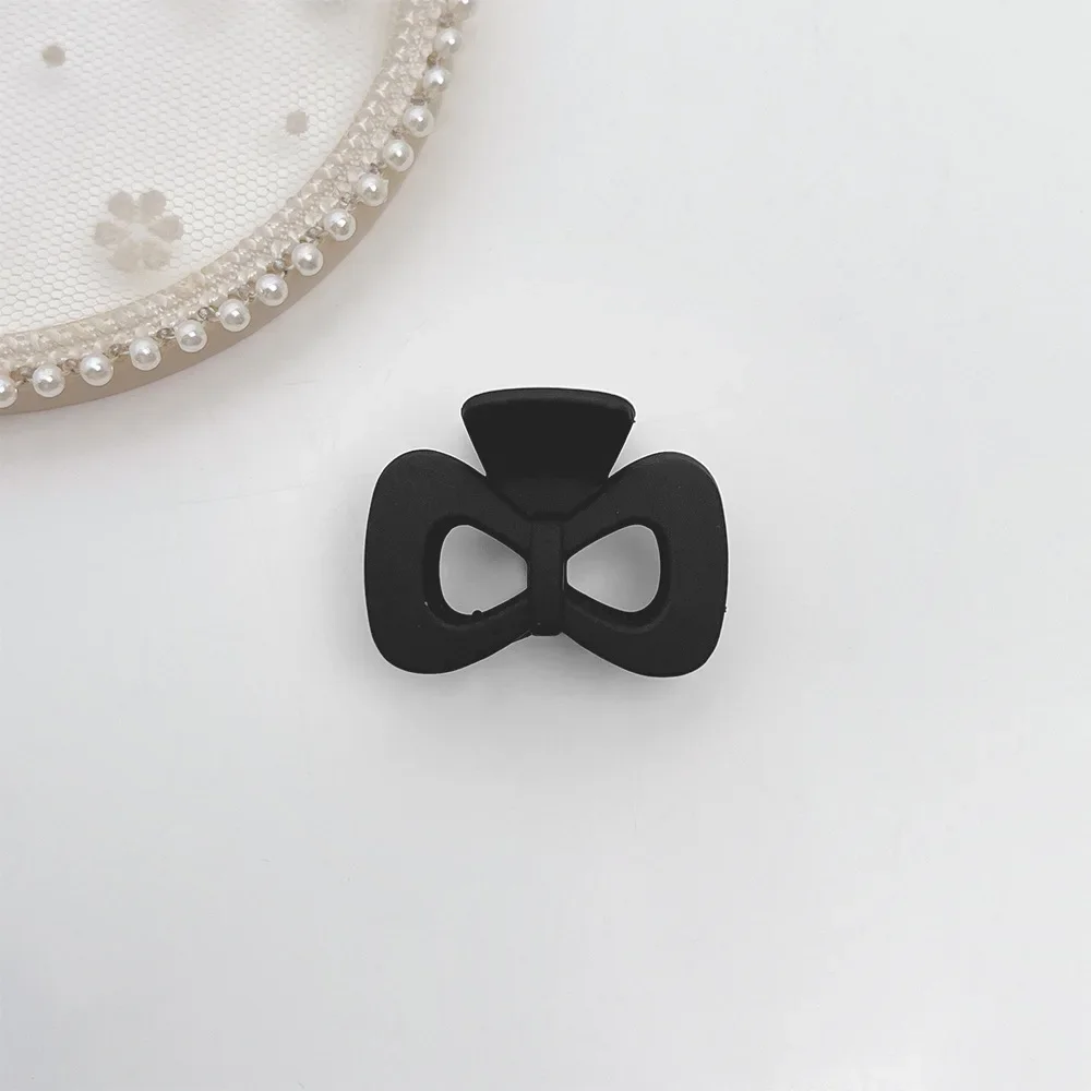 New Fashion Small Geometry Solid Colour Clip Hairpin for Women