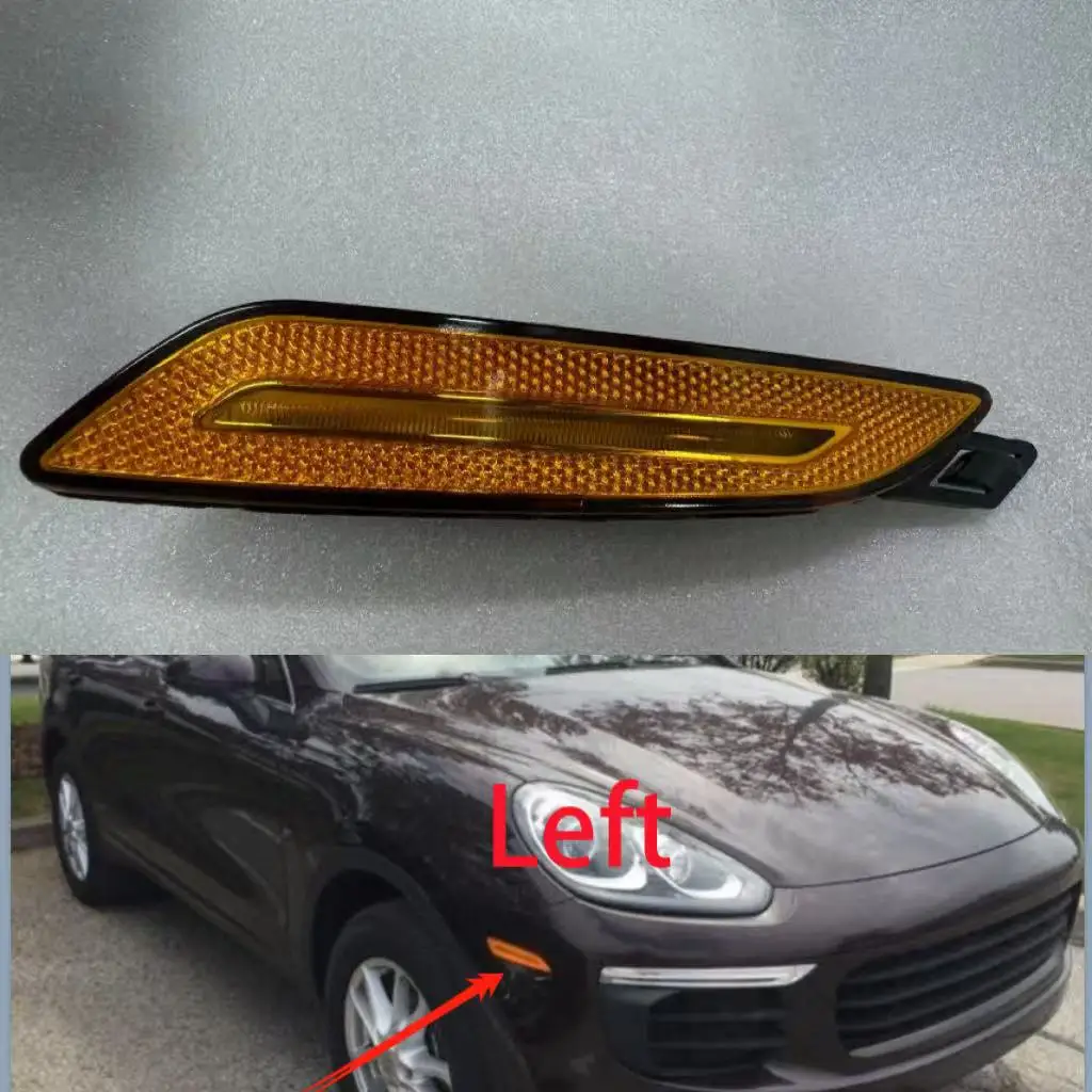 

For Porsche Cayenne US Standard 2015 2016 2017 958945127 958945128 Car Front Side Marker Turn Signal Light Lens Housing