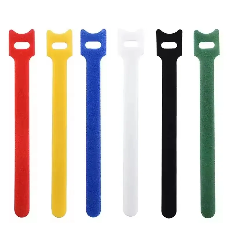 10/30/50 Stück USB-Kabel-Organizer, Kabelbinder, Kabelmanagement-Halter, wiederverwendbarer Clip-Schutz, Nylonband, Maus-Kopfhörer-Klebeband