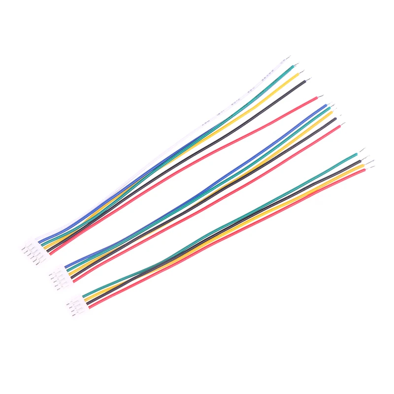 السائبة 10، JST GH1.25 4P/5P/6 دبوس موصل تسخير مع 28 AWG، 1.25 مم سلك طرفي قفل #3