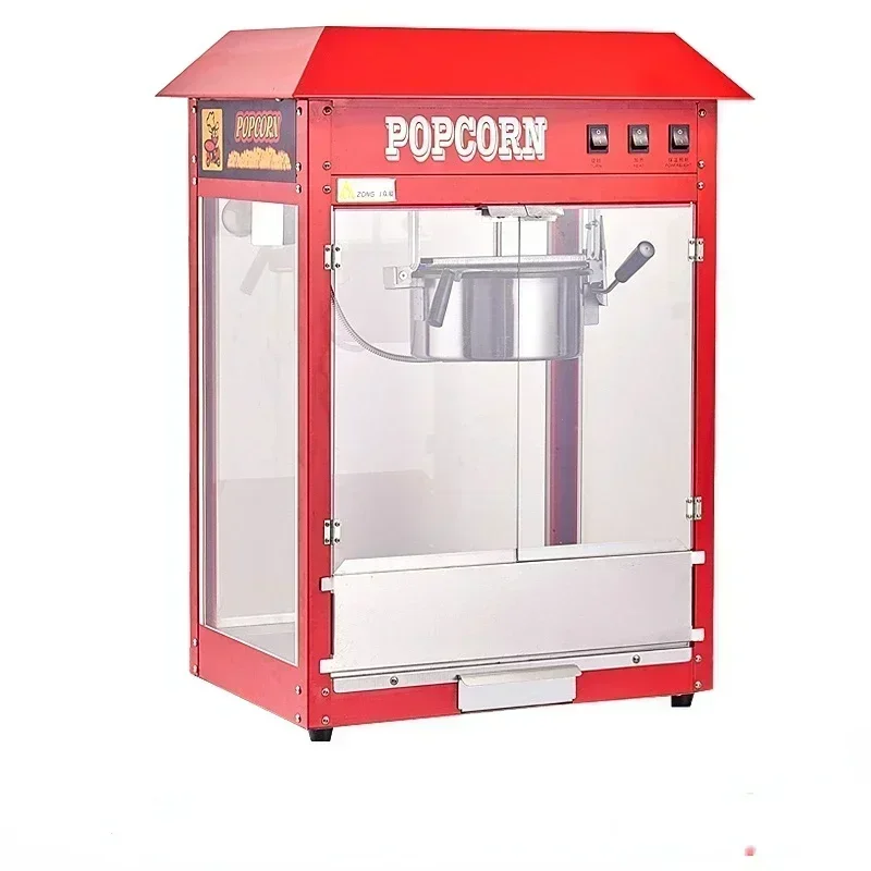 Popcorn Machine Stall Automatic Electric Popcorn Machine Flowing Popcorn Machine Cinema A Pop Corn Pop