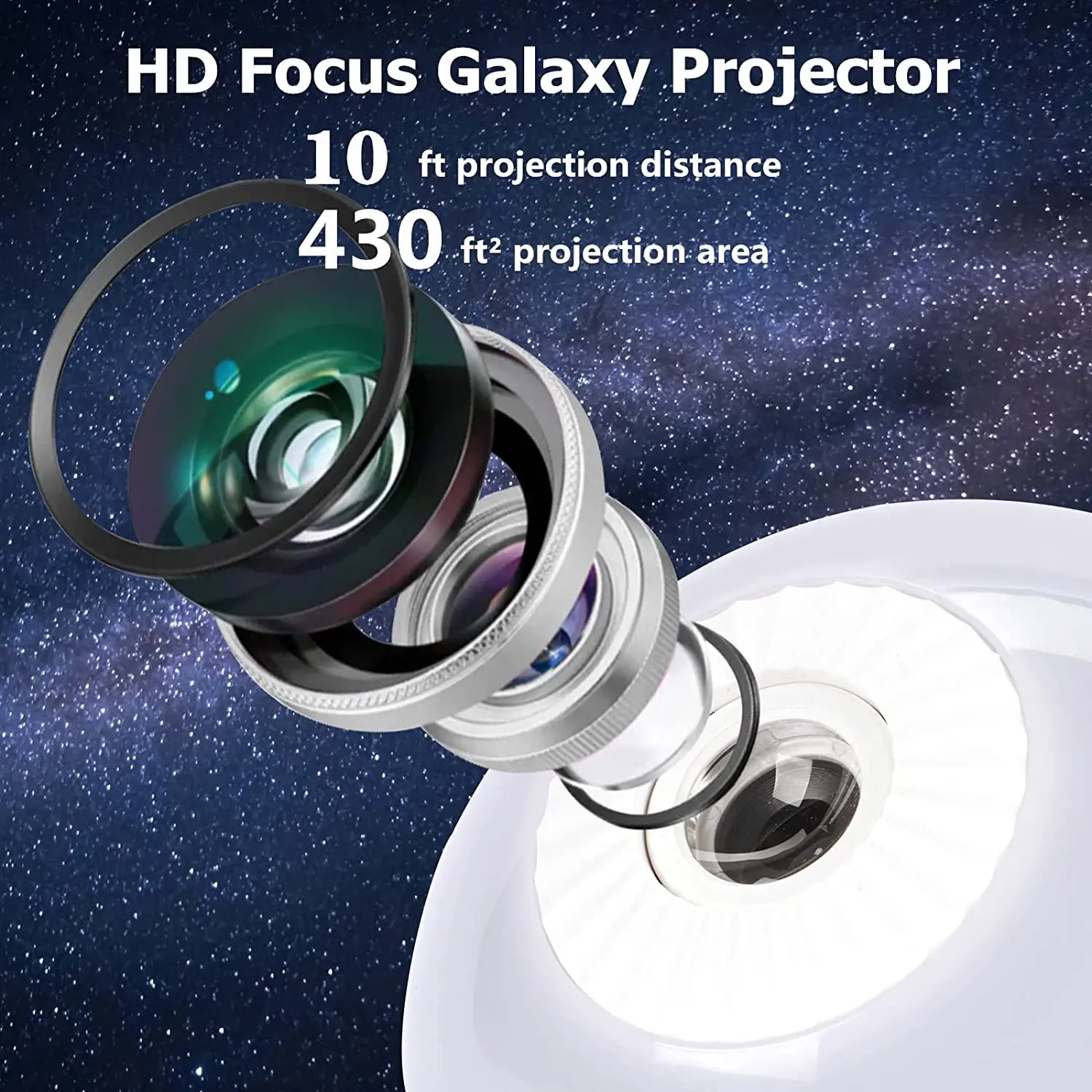 LED Galaxy Projector 7 in 1 Planetarium Projector Night Light Star Projector Lamp for Kids Baby Room Decor Ceiling Nightlights