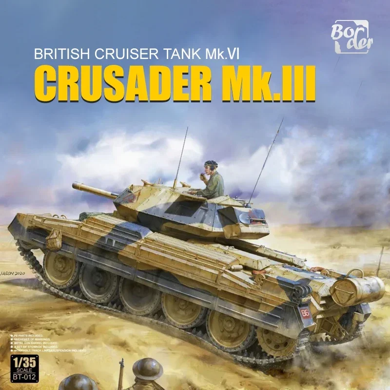 Border Assembly Tank Model Kit BT-012 British Crusader Tank MkIII 1/35