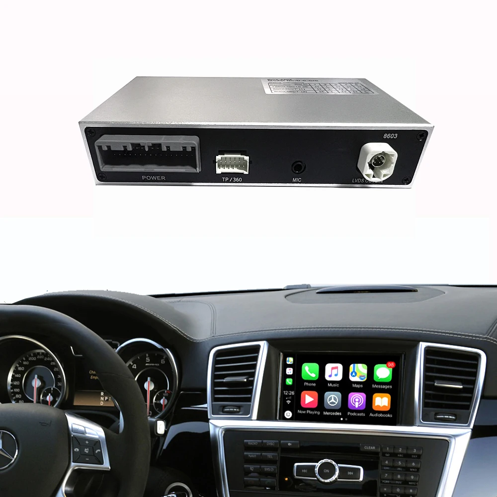

Wireless Apple CarPlay for Mercedes Benz W166 X166 ML/GL CLASS 2013-2015 Android Auto Mirror Link AirPlay Radio Car Play