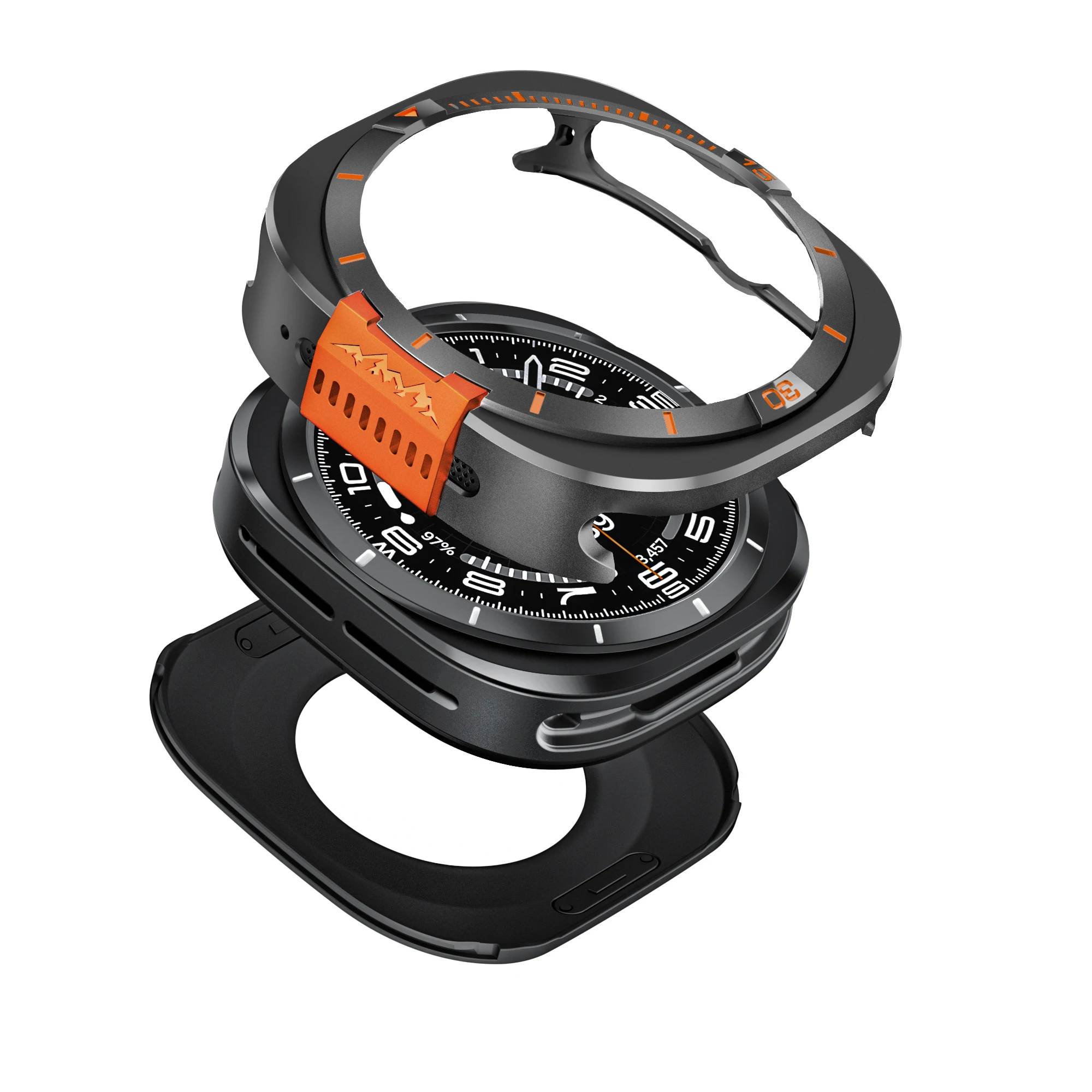 Aluminiumlegierung Schutzhülle für Samsung Galaxy Watch Ultra 8 47mm Abdeckung für SAMSUNG ULTRA 2025 Displayschutz Zubehör – Detail 7