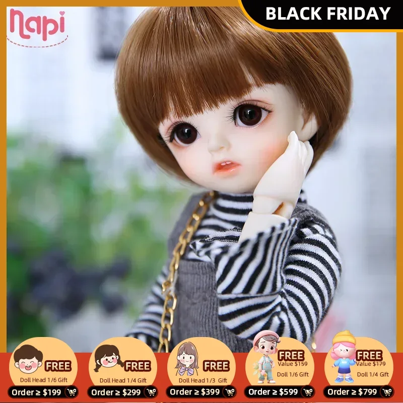 Napi Open-eyed Karou BJD SD Doll 1/6 YoSD Body Model Baby Girls Boys Resin Toy High Quality Fashion Shop Luodoll Fixed-teeth