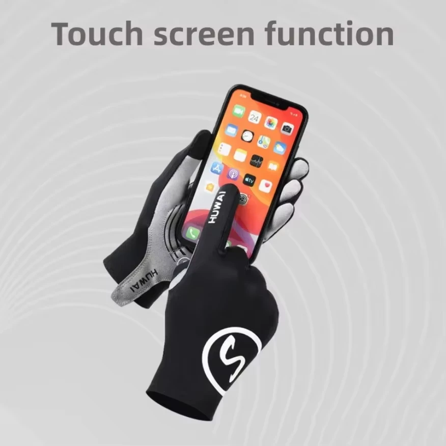 Touch Screen Long Full Fingers Half Fingers Gel Sports Cycling Gloves MTB Road Bike Riding Racing Women Men Bicycle Gloves