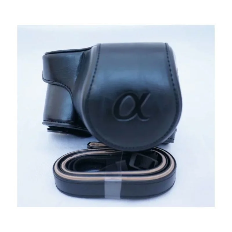 カメラバッグ PU デジタルカメラビデオケース A6300 A6000 アクセサリーソニー A6300 A6000 @