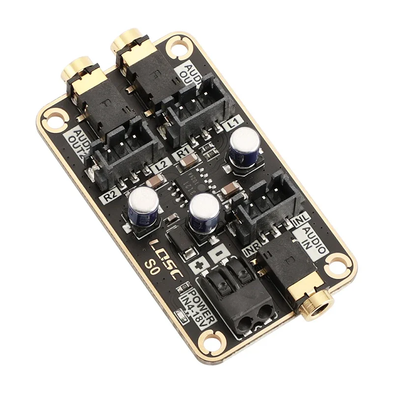 DLHiFi Audio Isolation Noise Reduction Module Audio DSP Common Ground Noise Cancellation DIY DAC Power Amplifier Board