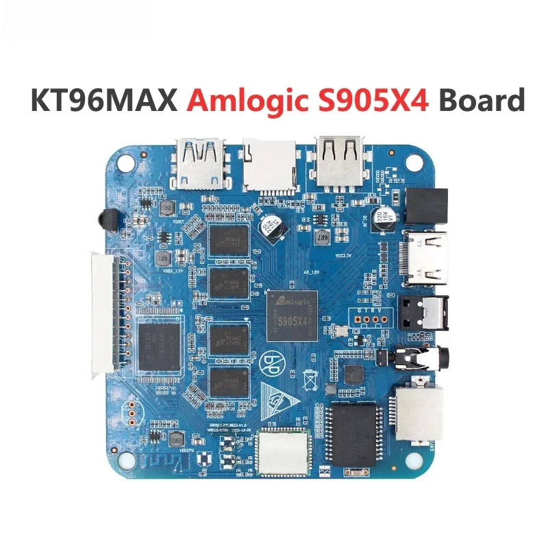 

Amlogic s905x4 Board Quad-core ARM-A55 CPU Android 11 2.4g/5G WiFi 4.0 USB2.0 & 3.0 16G 32G 64g Board for TV box