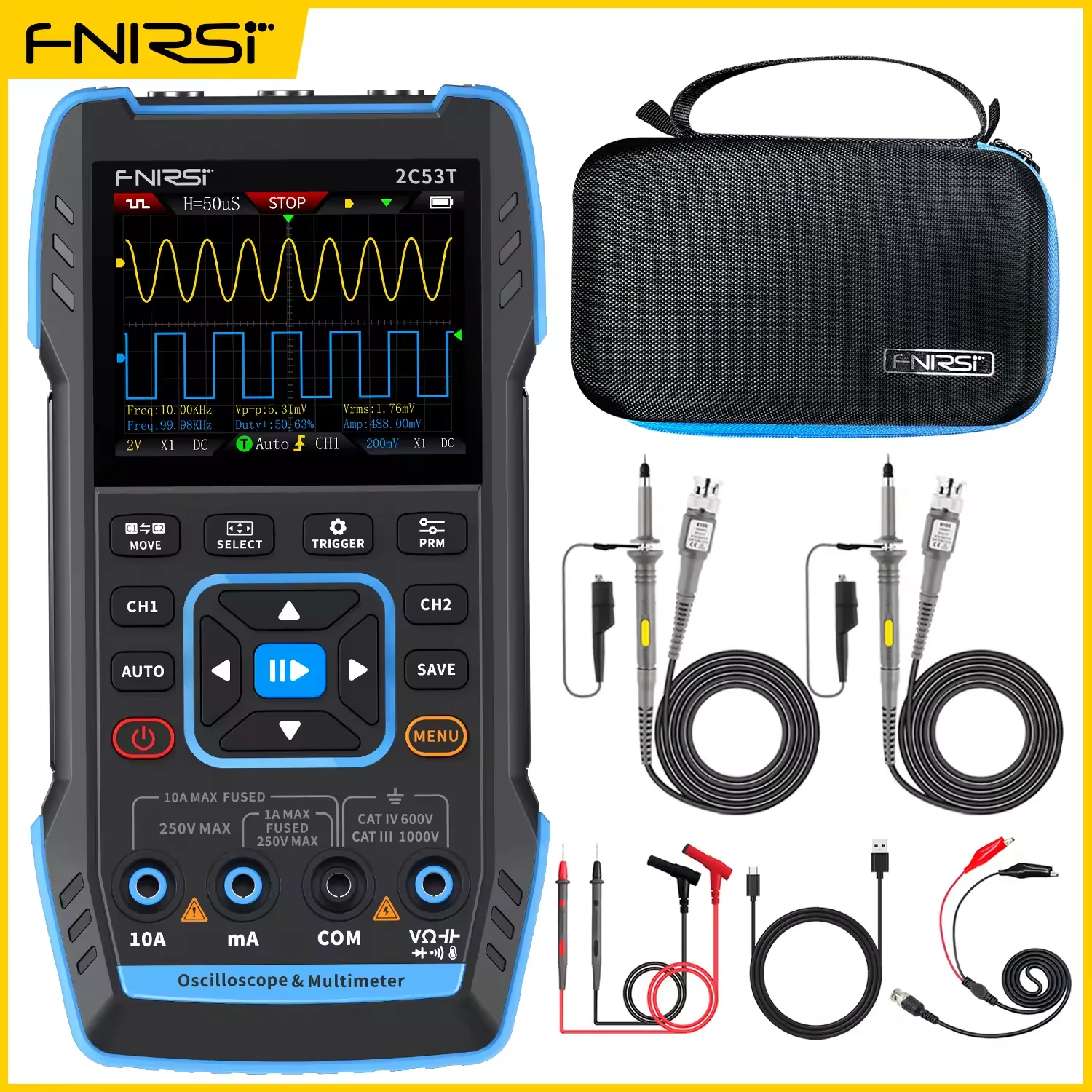 FNIRSI 2C53T with 250MS/s Sampling Rate: Real-World Performance for Electronics Hobbyists and Technicians