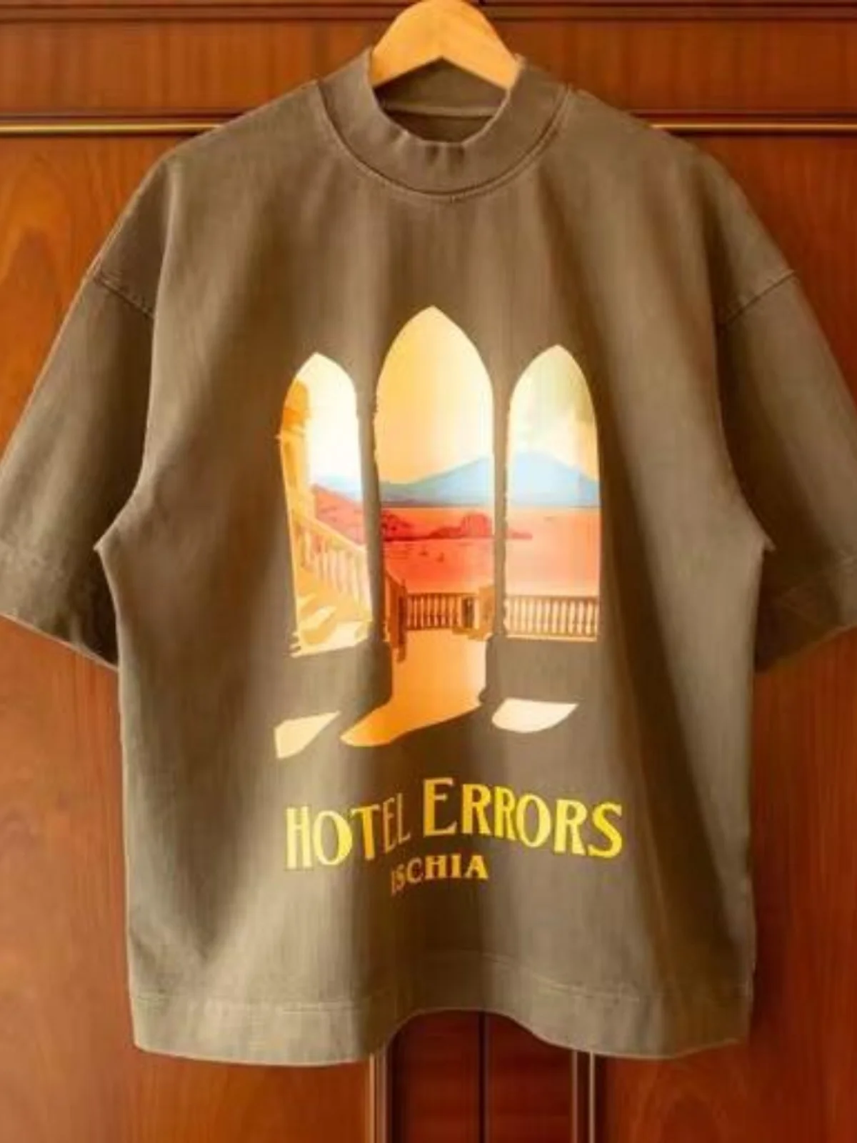 

Vintage Waed Cotton plus Size T-irt Letter Print ort Sve Casual Breathable round Ne Top for Men in China