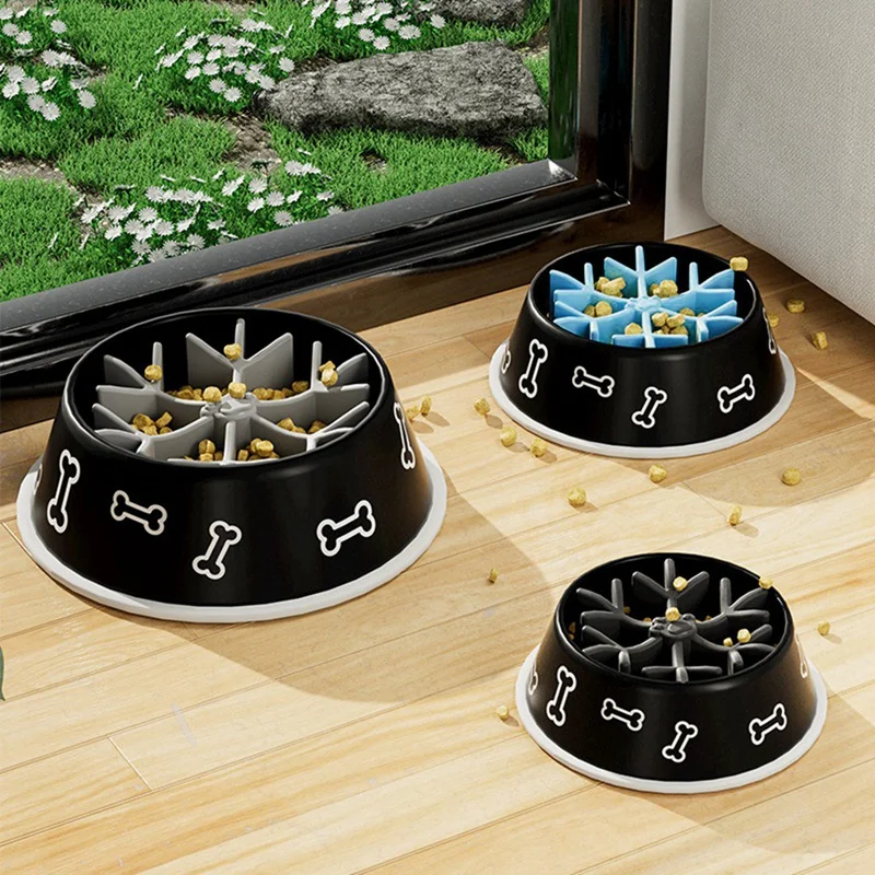 Pet Slow Feeder Slow Feeding Bowl Dog Bowl Insert Anti-Choking Slow Feeding Design