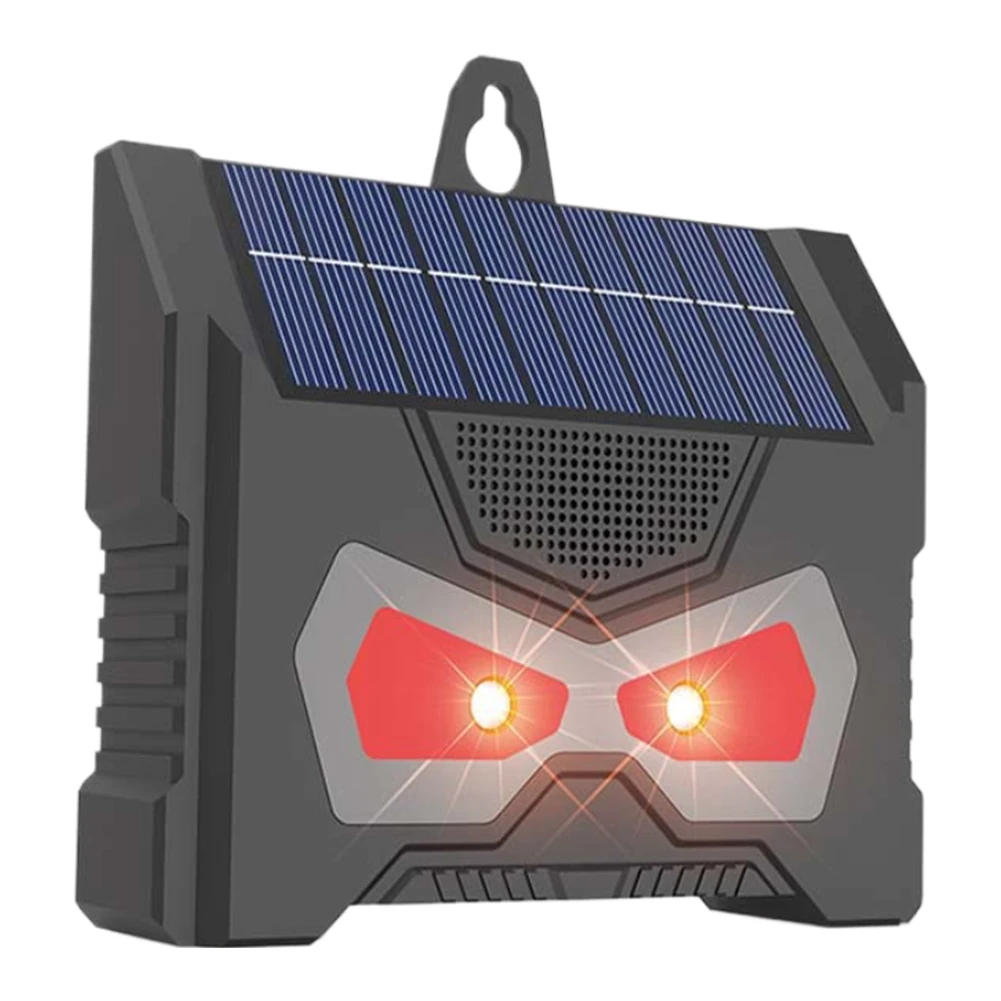 1/2PCS New Solar Animal Repellent With Red LED Laser Strobe Light Deer Repellent Outdoor Waterproof Animal Deterrent Machine