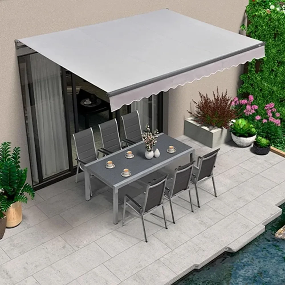 Retractable Patio Awning Replacement Fabric,Replacement Awning Fabric,Patio Covers for Shade and Rain,Waterproof Shade