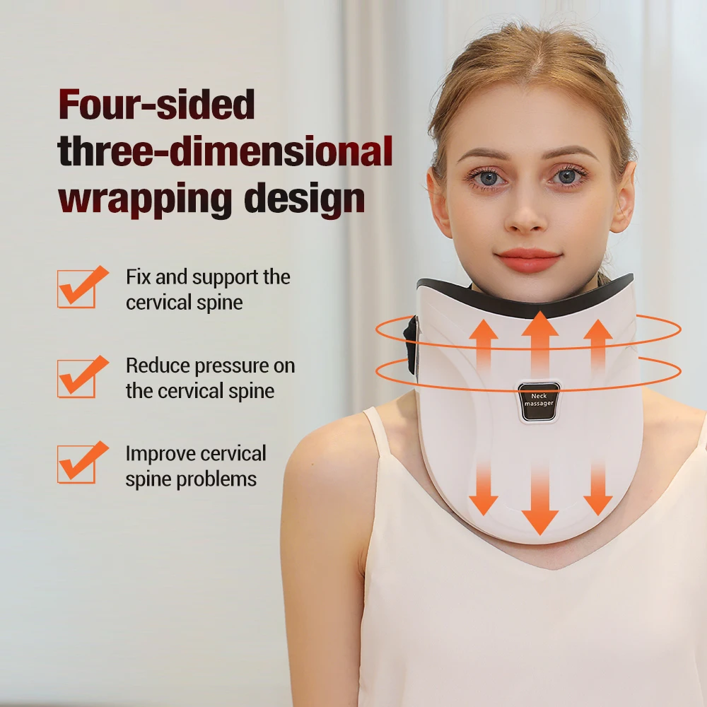 Cervical Traction Device Inflatable Vertebra Tractor Support Stretcher Collar Posture Corrector Neck Care Neck Massager