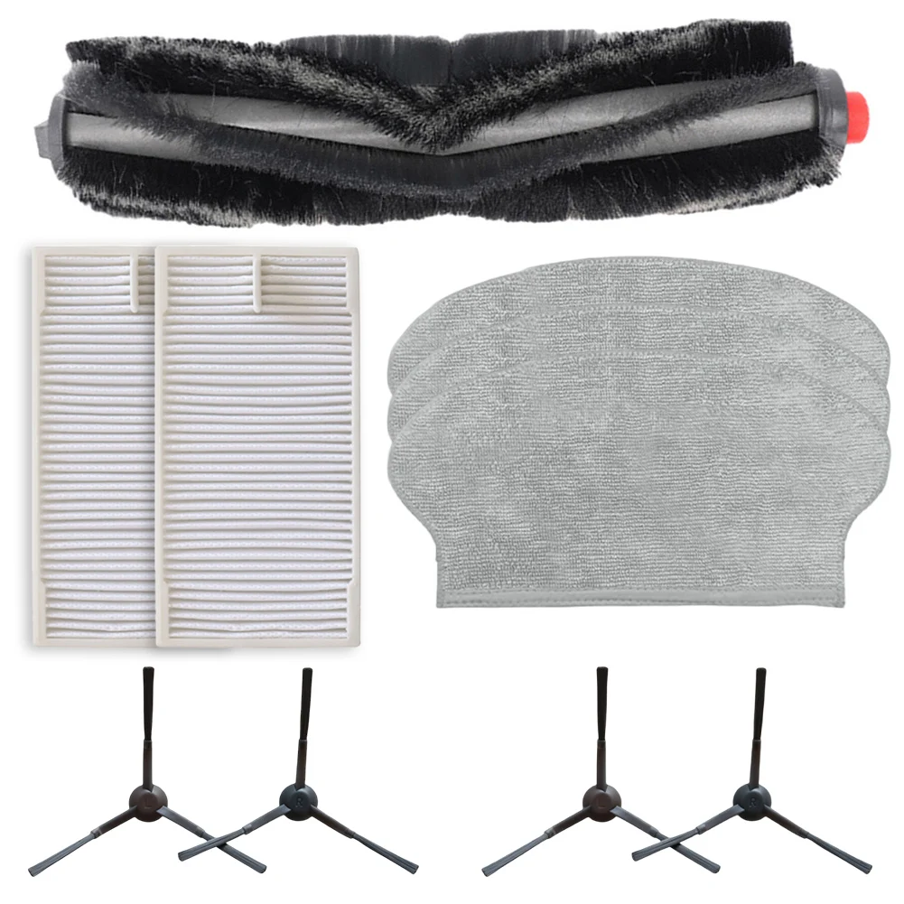 Keep Your Floors Spotless with Replacement Parts Main Brush Filters Mop Cloths Side Brushes for Eureka NER600 Vacuum Cleaner