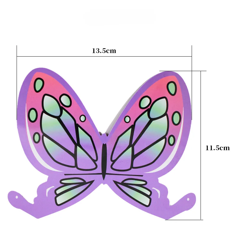 Anime Demon Slayer Kimetsu no Yaiba spinka do włosów Cosplay Tsuyuri Kanawo Kochou Shinobu motyl spinka do włosów nakrycie głowy kostium nakrycia głowy