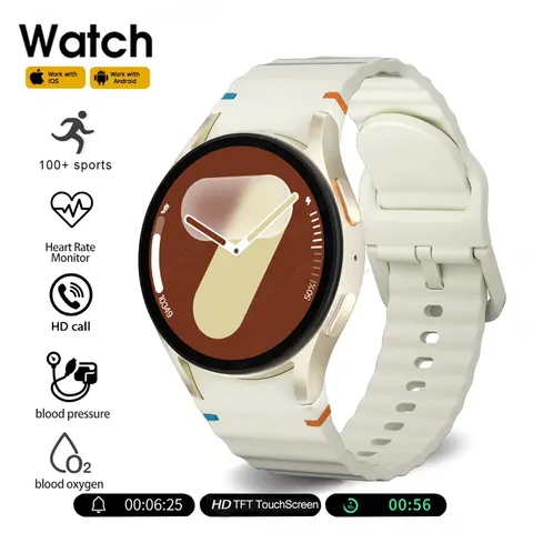 오리지널 패션 ForSamsung GalaxyWatch 7 울트라 스마트 시계 GPS 스포츠 트랙 AMOLED HD 스크린 BT 통화 피트니스 건강한 Smartwatch