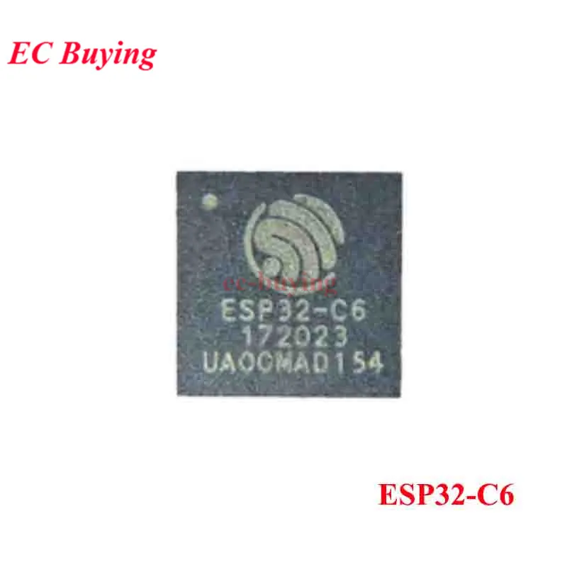 10 piezas/1 pieza ESP32-C6-WROOM-1 1U N16 N8 N4 ESP32C6 ESP32-C6-MINI-1-H4 H8 Módulo inalámbrico Wi-Fi 6 Ble 5 de 2.4G Zigbee 3.0 Thread