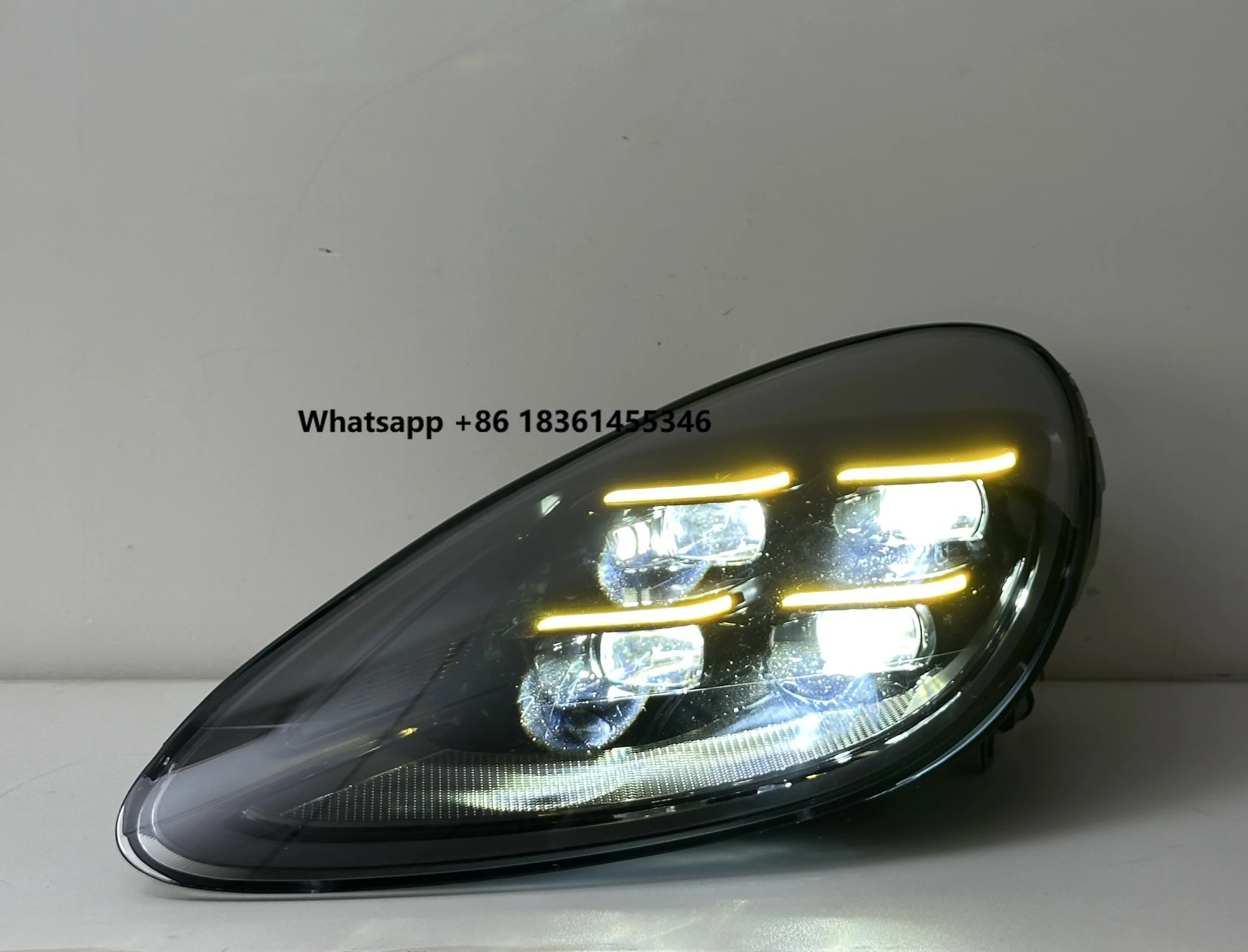 

SJC 958.1 Yellow White Headlight for caye-ne 958 Upgrade to 2025 Matrix Style LED Headlight 2011-2014 New Style