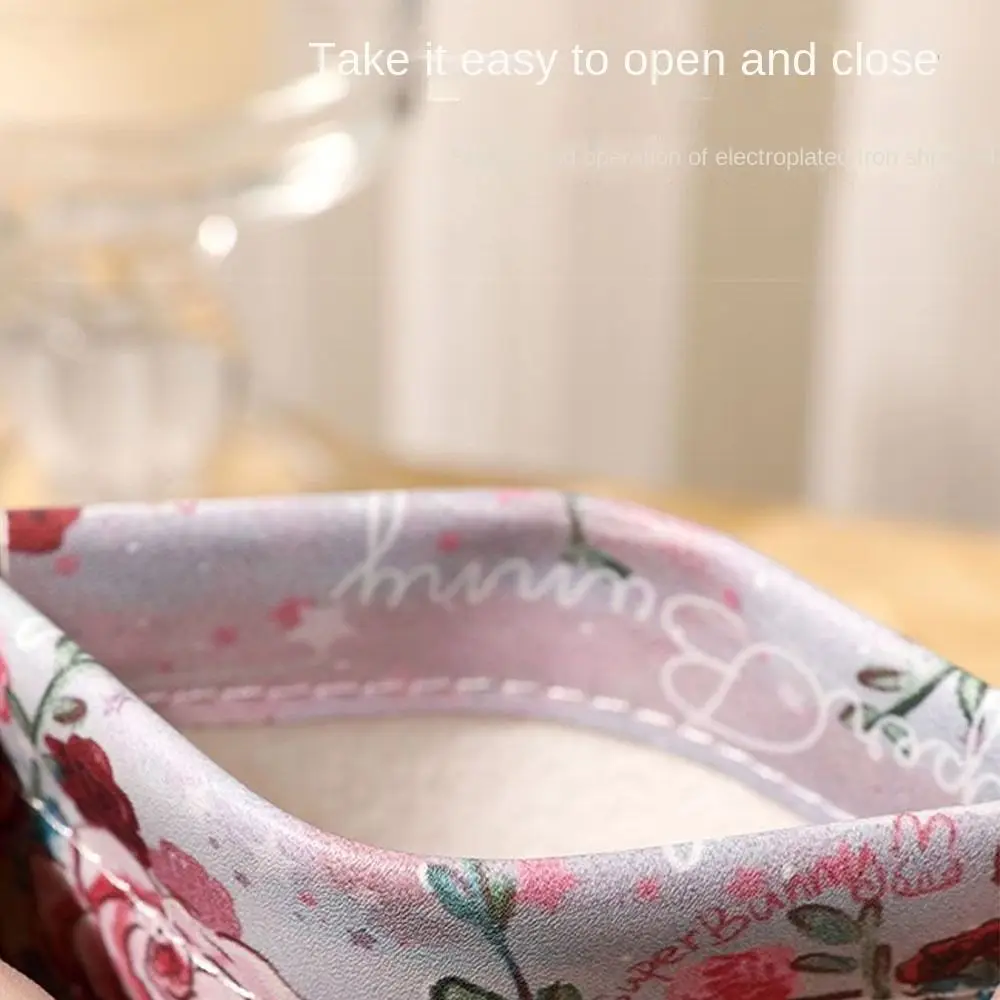 Модные Кошельки для монет из ПУ кожи, водонепроницаемые мини-сумки для хранения с принтом кролика, Женский чехол для монет с автоматическим закрытием