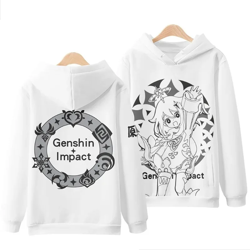 2024 Genshin Impact Hu Tao 3D Printing Men/Women Autumn Fashion Game Hoodies Sweatshirt Long Sleeves Pollover