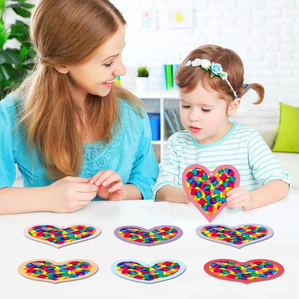 

Набор для творчества: вырезание из бумаги, развитие навыков, красочные поделки-солнечные ловушки, интерактивный обучающий набор для оконных украшений