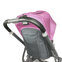 Leather Cover For Uppababy Vista V1/V2 Pushchair Push Bar Mummy Handrail Protective Case With Zipper Baby Stroller Accessories