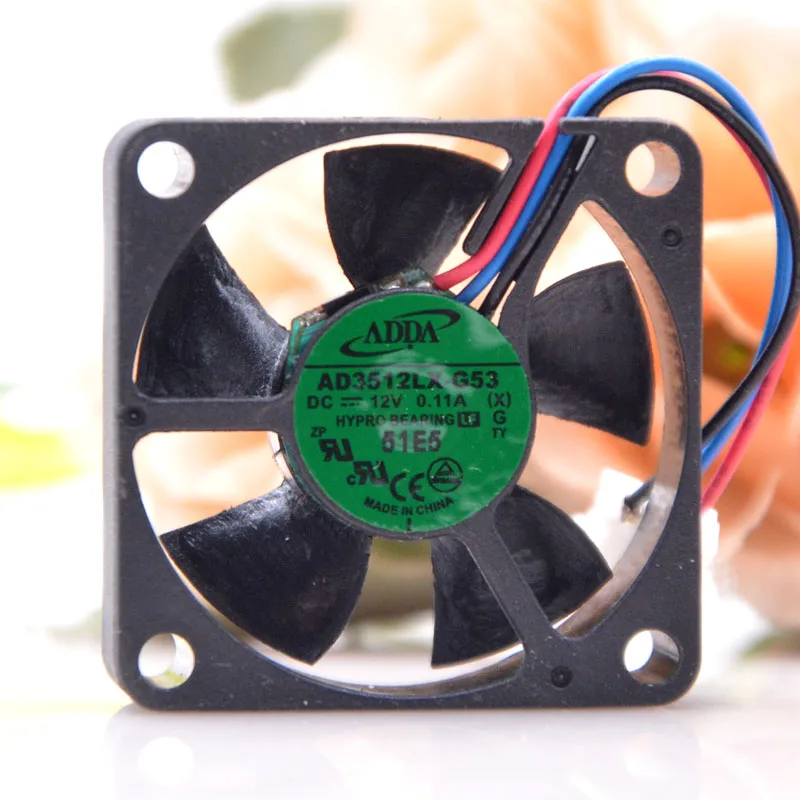 

Ad3512lx-g53 For Adda 3510 3.5cm 35mm DC 12V 3-Wire CPU Case Silent axial Cooling Fan