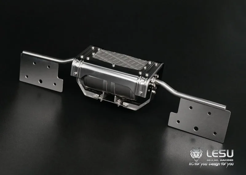 LESU-accesorio DIY de viga trasera de Metal para camión Tractor R470 R620 RC 1/14, pieza de modelo de vehículo de construcción TAMIYA