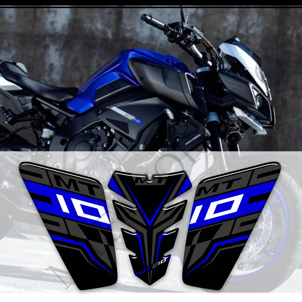For Yamaha MT10 FZ10 FZ MT-10 SP Motorcycle Accesorios Tank Pad Protector 3D Gel Paint Protection Stickers Kit