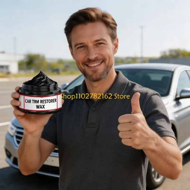 547B Professional Car Interior Refurbishment Wax Scratch Repair Cream Interior & Exterior Plastic Polishing Wax Easy to Use