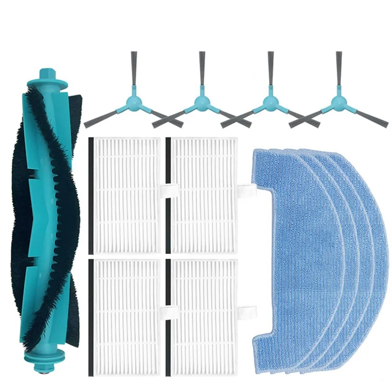

WCS-Trouver E10, E20 Pro Plus Roller Brush Side Brush Filter Mop Pad Replacement Parts For Robot Vacuum Cleaners