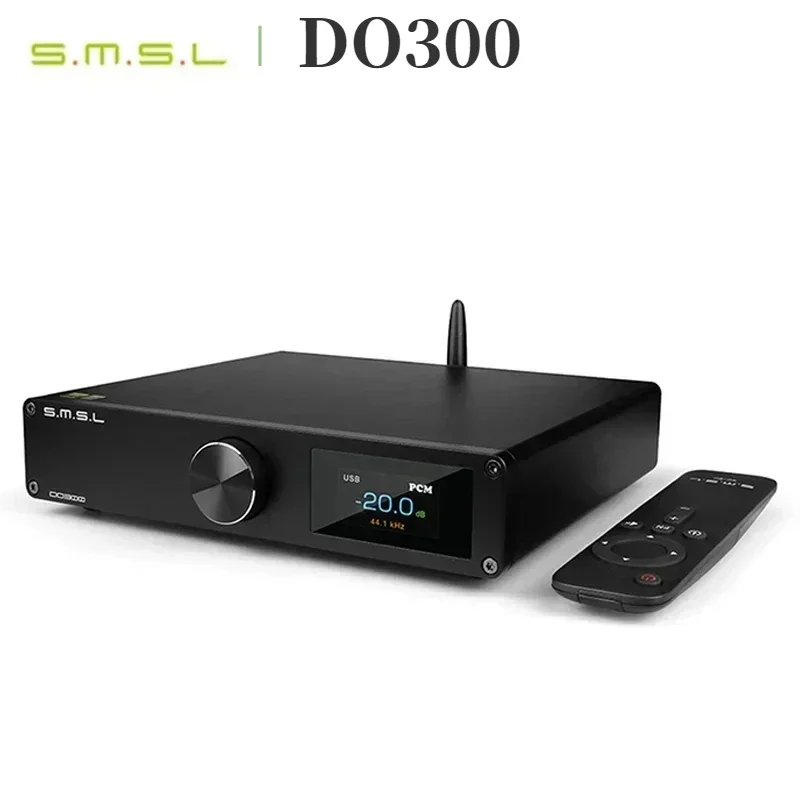 SMSL DO300 USB DAC ES9039MSPRO Audio MQA CD Decoder XMOS XU316 DSD512 32Bit 768KHZ Bluetooth 5.1 LDAC XLR I2S + Remote Control