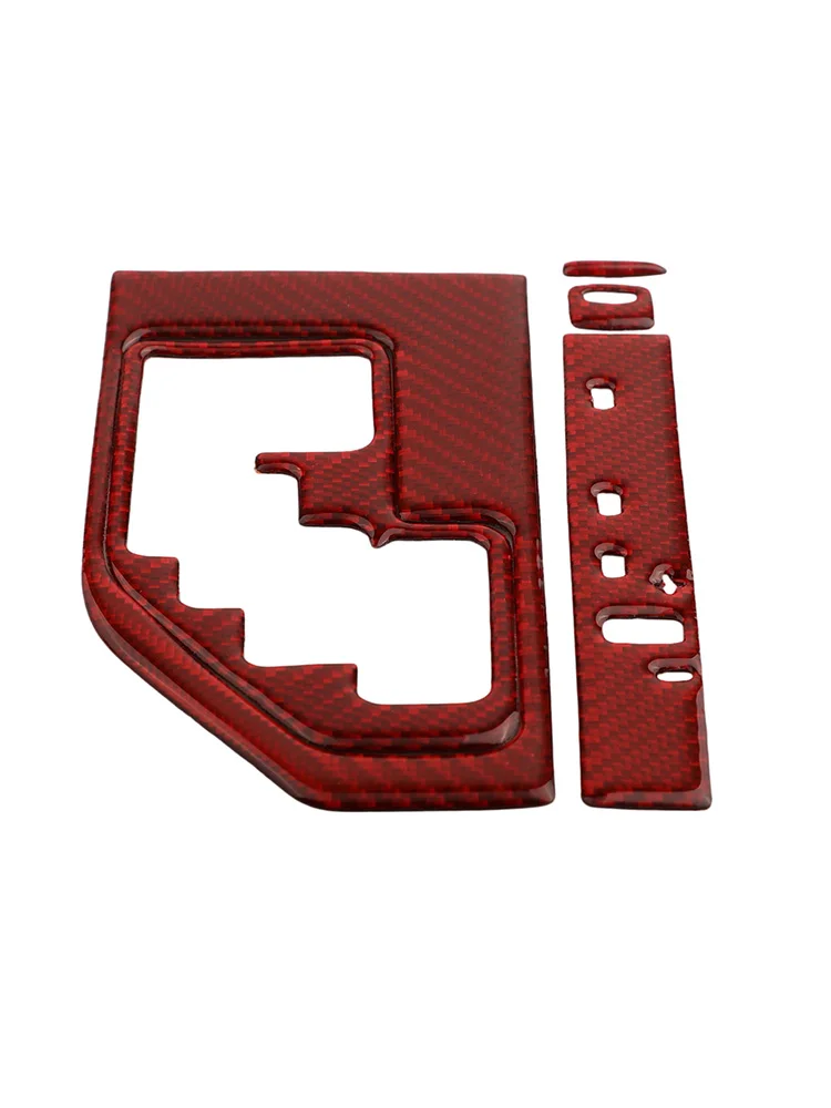 

Трансформируйте внутренний внешний вид вашего автомобиля с красной отделкой панели переключения передач из углеродного волокна для Toyota Camry 2012 14