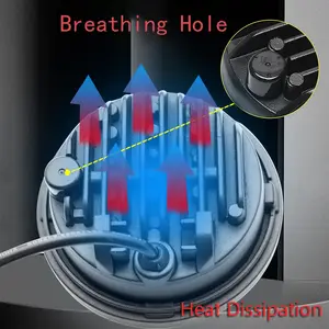 Motosiklet LED Sis Lambası, Yamaha-Classic, FLHR Road King, Dyna, 4,5 inç, 1 çift, 4 inç, 1/2 inç için yardımcı ışığın içinden En iyi 10 satış, far yardımı-retro bisiklet-no. 6