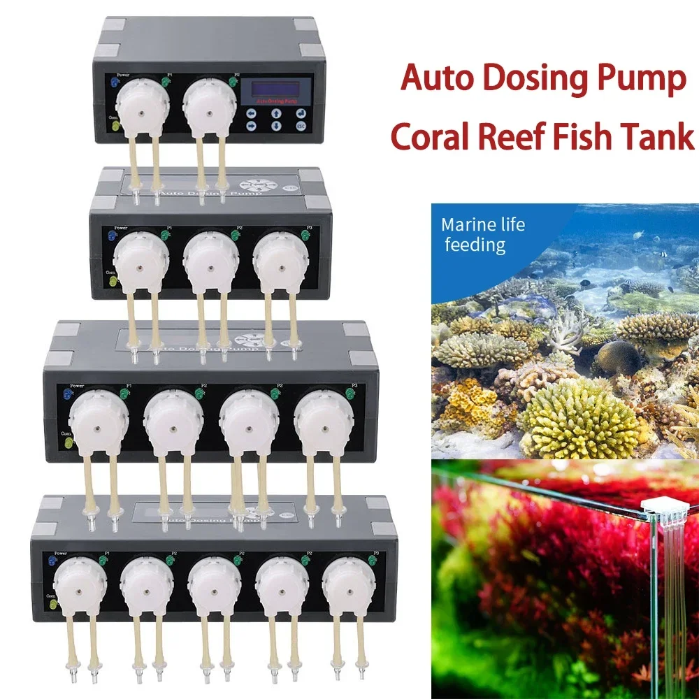 Automatic Doser Pump Jebao Smart Doser Aquarium Dosing Pump for Marine Coral Reef Fish Tank Water Pump Filter Accessoires