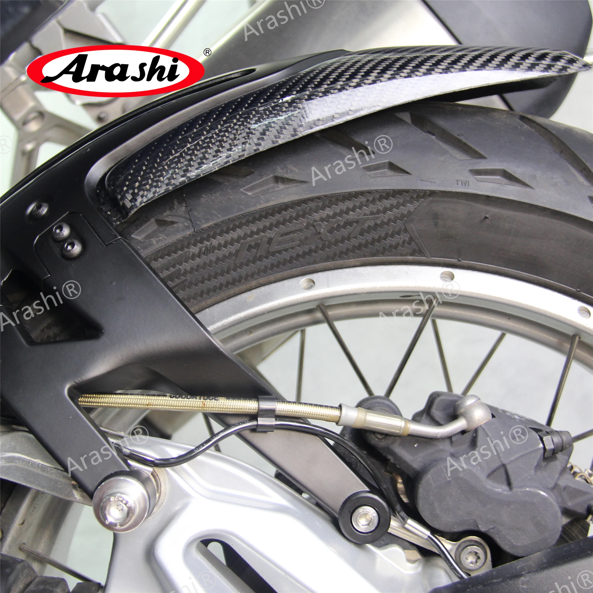 Arashi Carbon Fender For BMW R1200GS R1200 GS LC / Adventure 2013 2014 2015 -2018 Rear Wheel Hugger Fender Mudguard Splash Guard