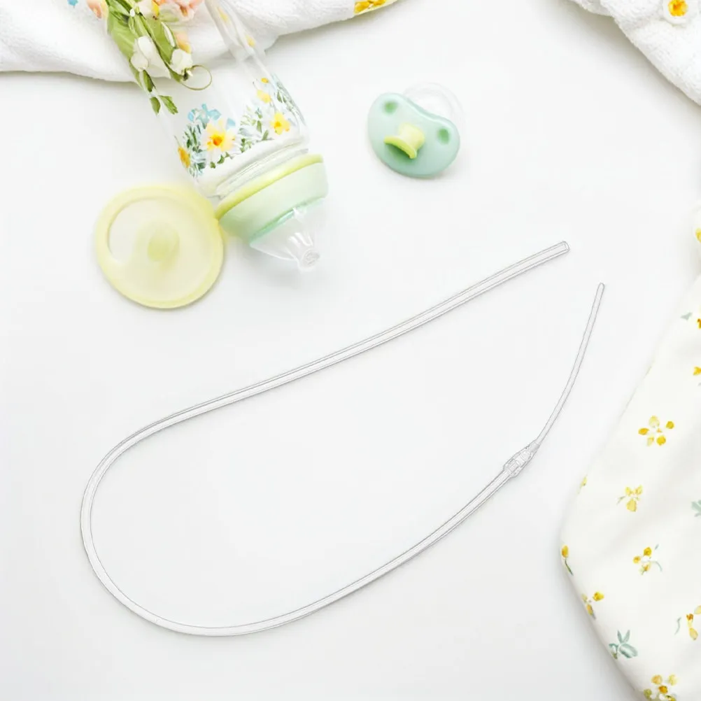 2Pcs Breast Milk Tube Replacement Reusable Breastfeeding Auxiliary Silicone Supplemental Nursing System Lactation Aid Bottle