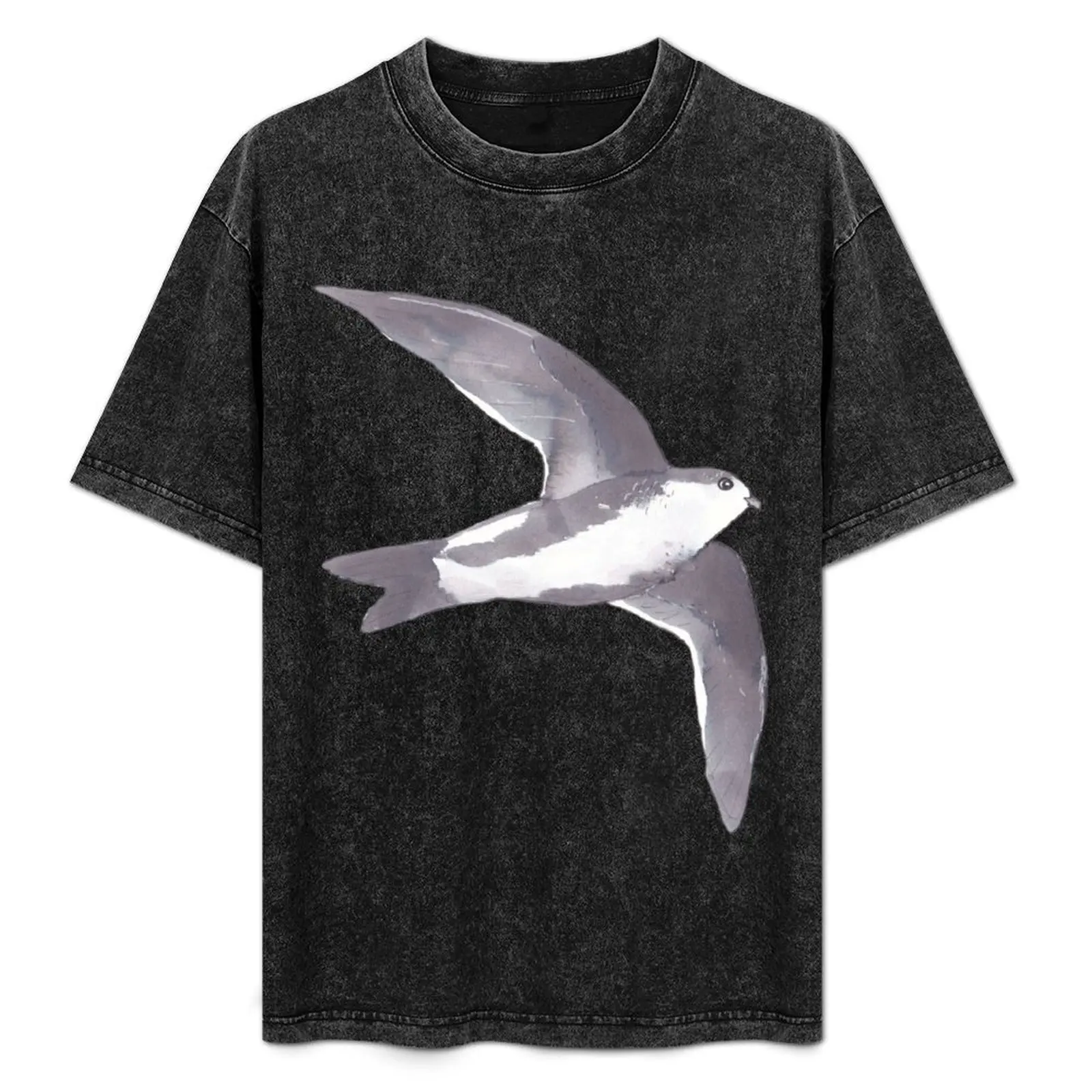 White-throated Swift wild bird species watercolor art T-Shirt customs shirts graphic t shirts for men graphic