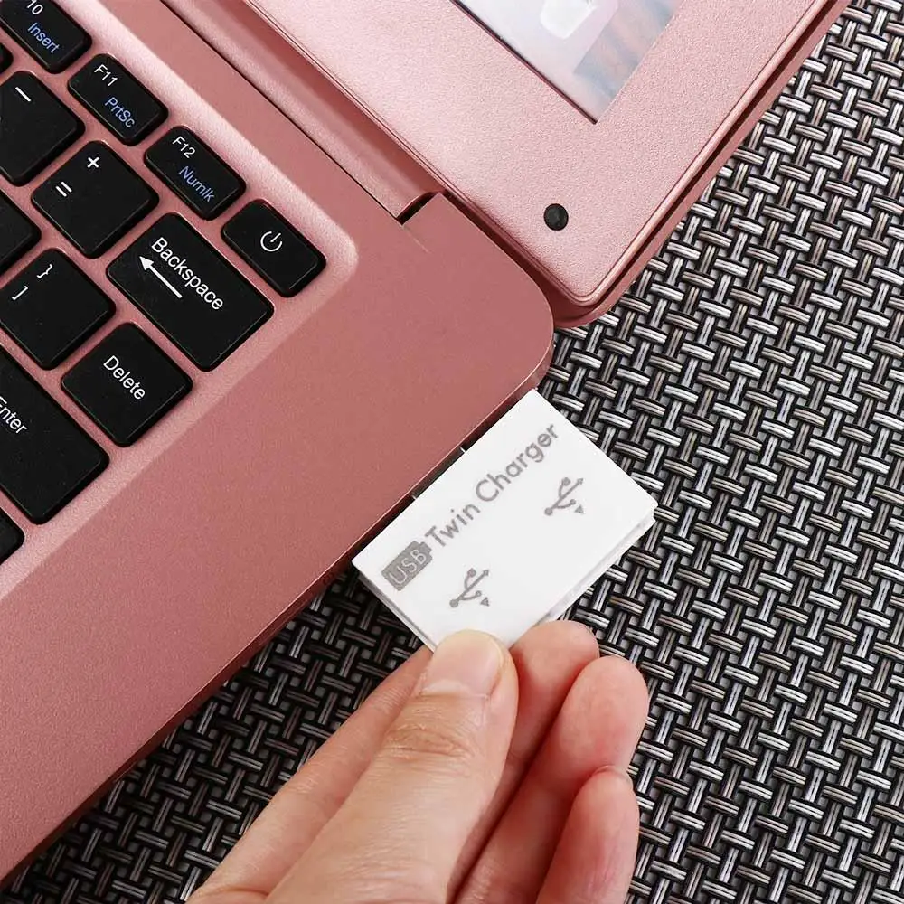 Dock Hub Adapter HUB Splitter 1 Male To 2 Port Female USB 2.0 Charging Hub USB2.0 Charging Splitter USB Charging Extender