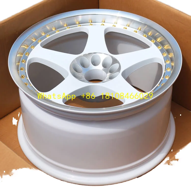 

Высококачественные жемчужно-белые хромированные диски из алюминиевого сплава с несколькими спицами из двух частей для автомобилей Chevrolet, новинка