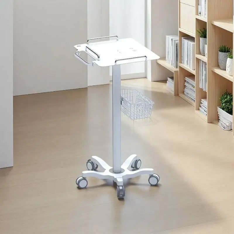 

ECG Liftable Trolley for Hospital Use Mobile Instrument Trolley Respirator Trolley Carrito Medico Commercial Furniture