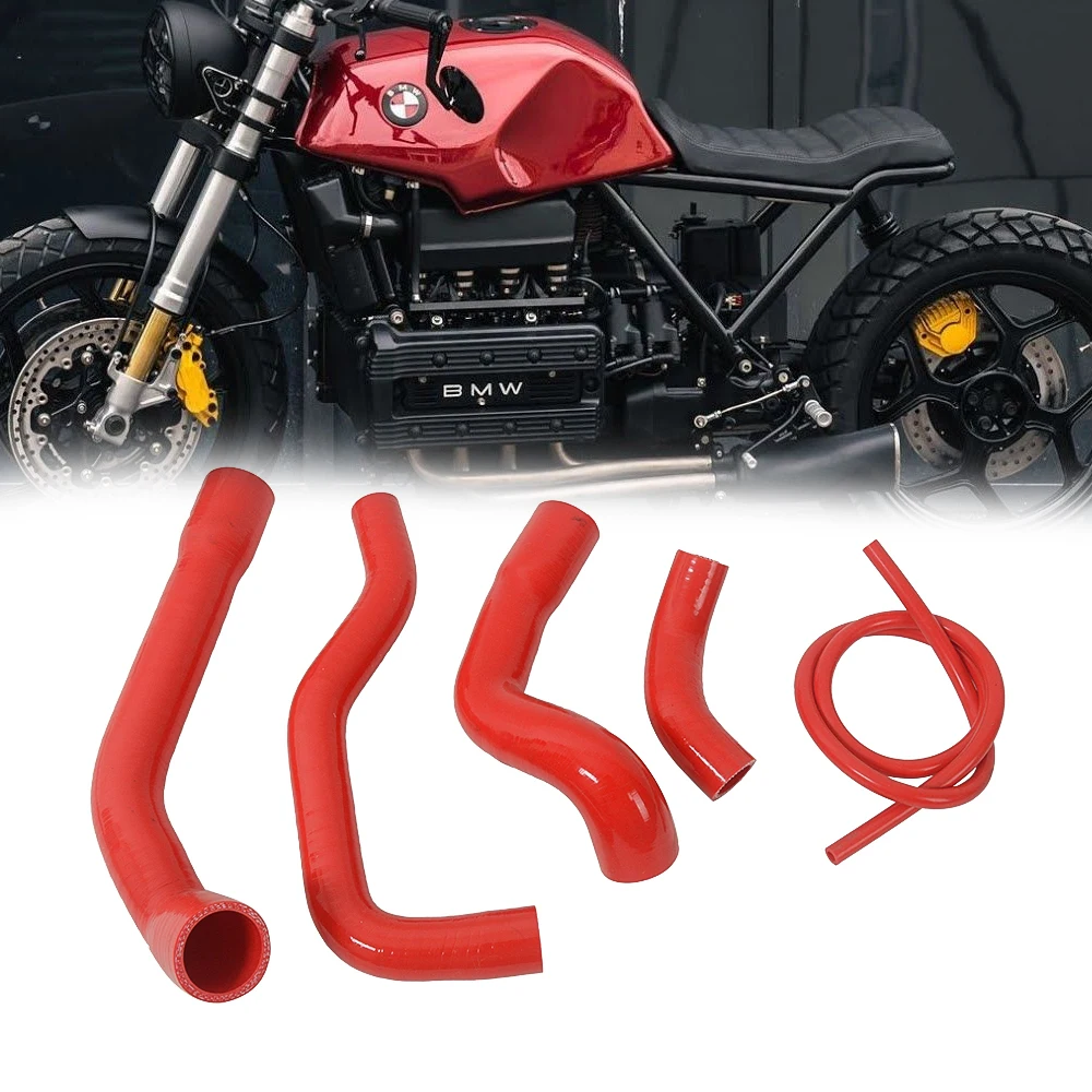 Cafe Racer 1Set Water Radiator Hose Motorcycle Silicone Coolant Pipe Sleeve Scrambler Custom For BMW K100 K 100