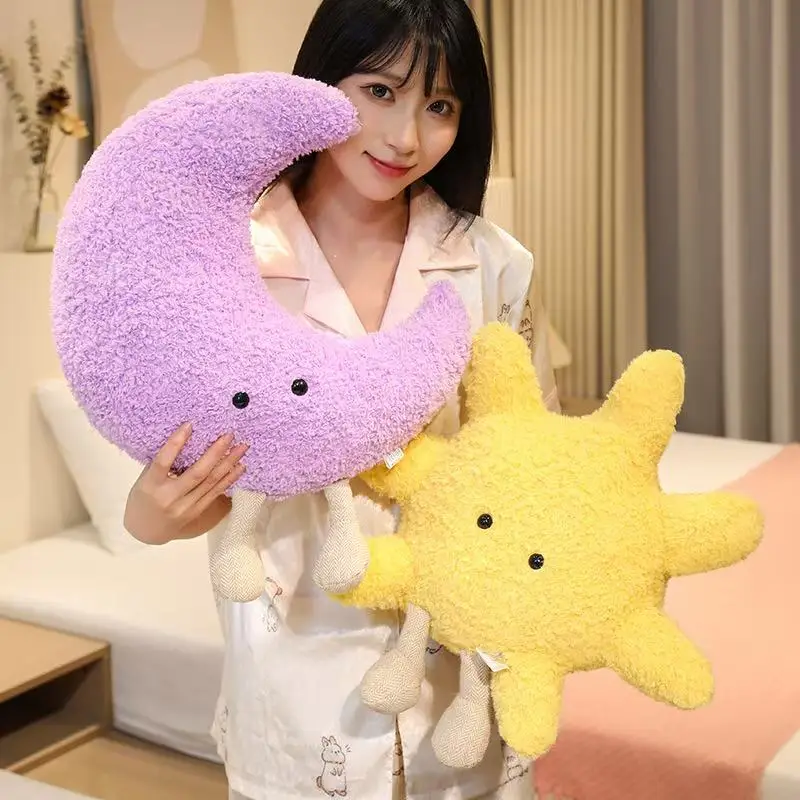 

Новейшая подушка Cloud Star Moon Kawaii, мягкая плюшевая игрушка, кукла ручной работы, мультяшная аниме, милый детский подарок на день рождения, забавная кукла