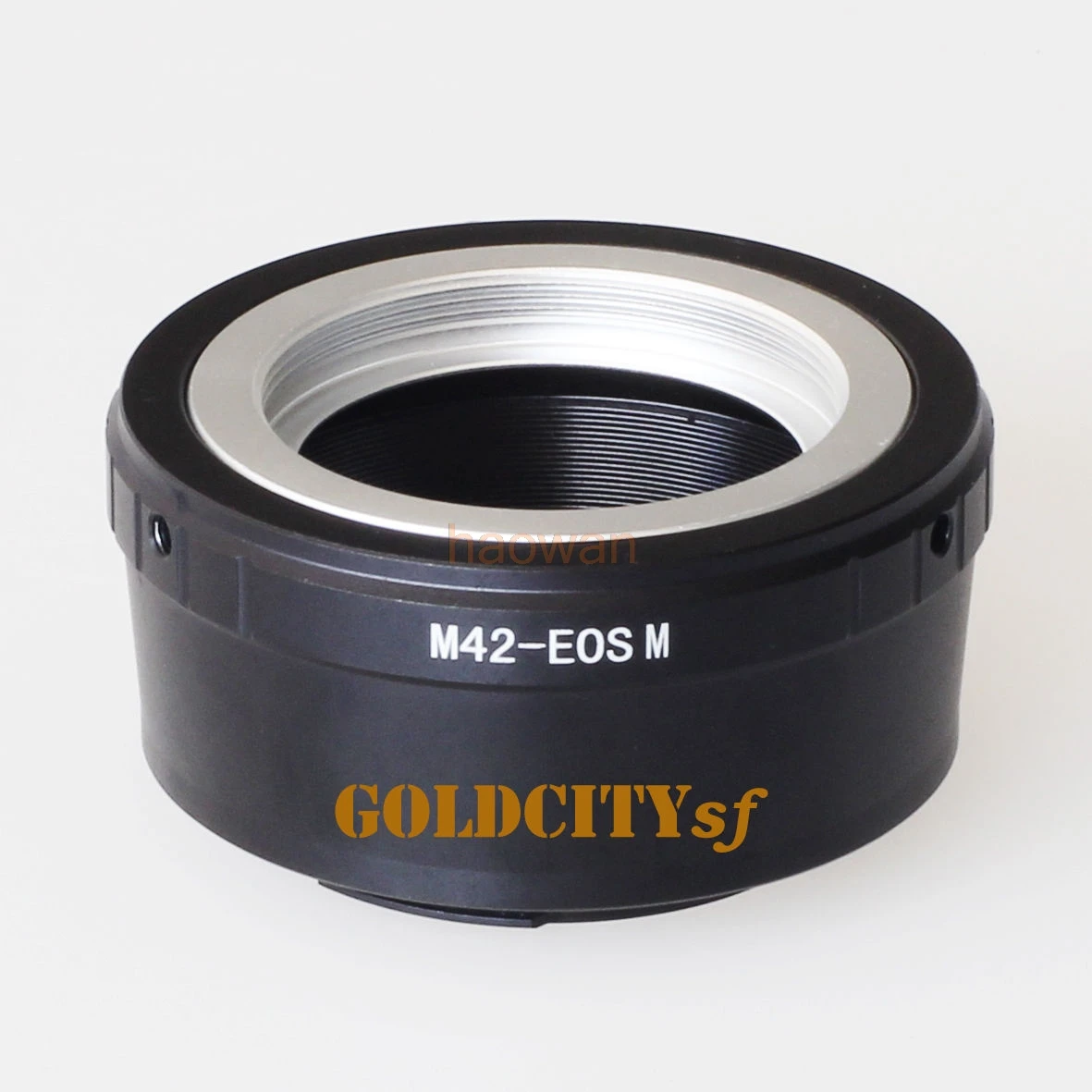 Anillo adaptador de M42-EOSM para lente de montaje m42 de 42mm a canon eosm/m1/m2/m3/m5/m6/m10/m5 0/EF-M m100, cuerpo de cámara sin espejo