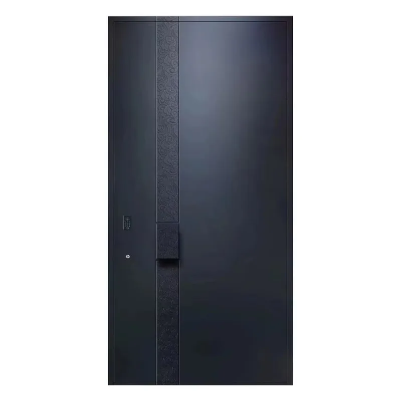 Weatherproof cast aluminum security doors, beautifully carved entrance doors and sturdy soundproof villa entrance doors